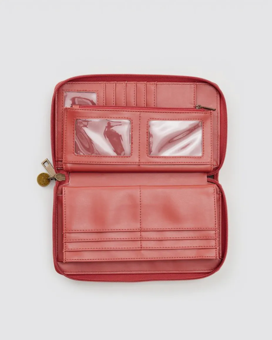 Rip Curl Ladies Kobie Oversized Wallet - Rhubarb