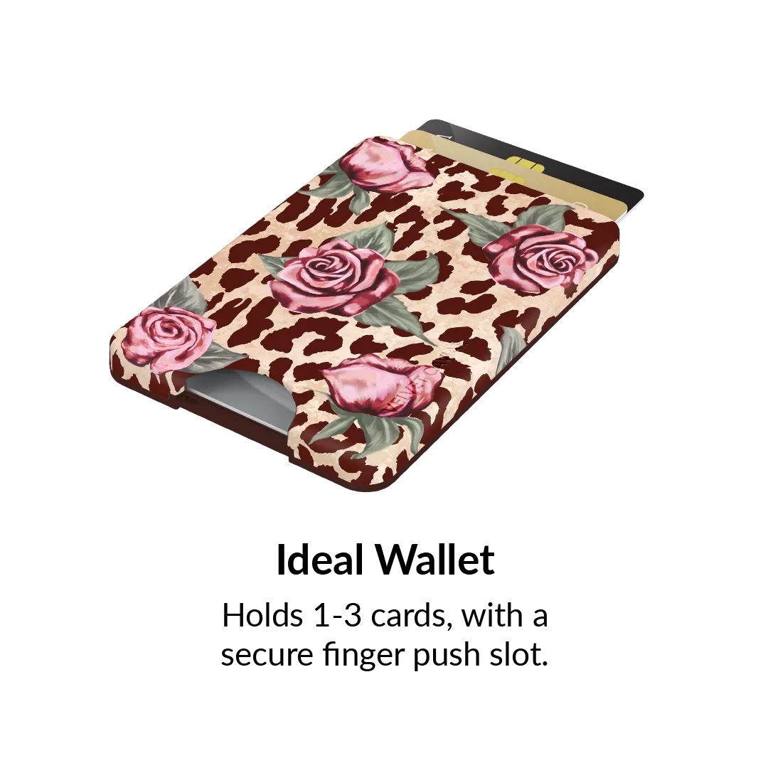 Rosy Leopard MagSafe Wallet