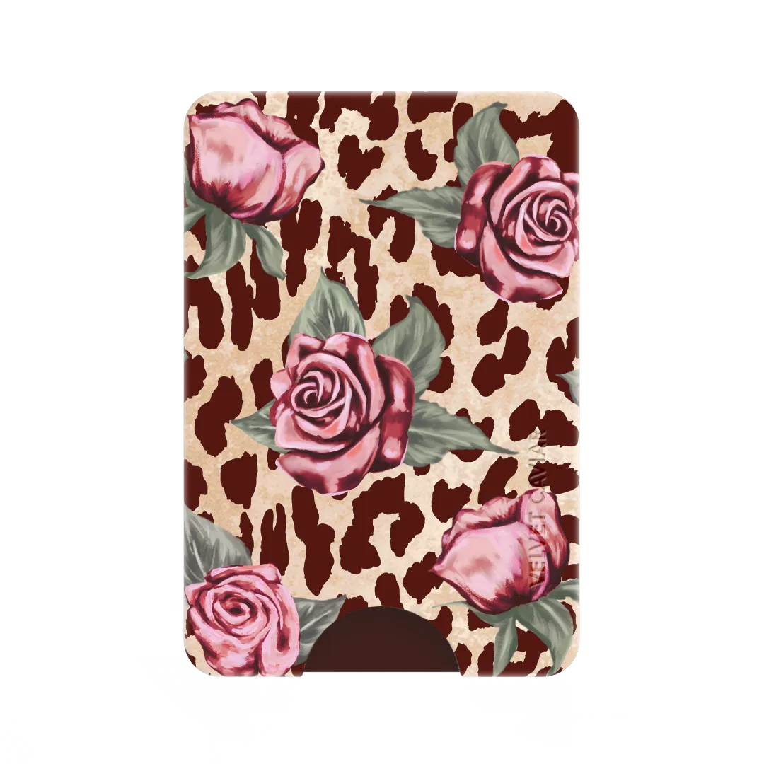 Rosy Leopard MagSafe Wallet