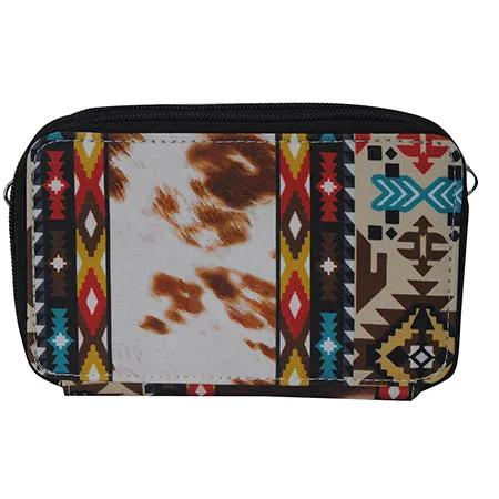 SALE! Tribal Cow print NGIL Canvas All in One Wallet