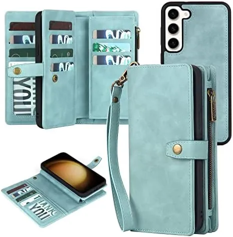 Samsung Galaxy S24 Plus Wallet Detachable Magnetic Protective Phone Case