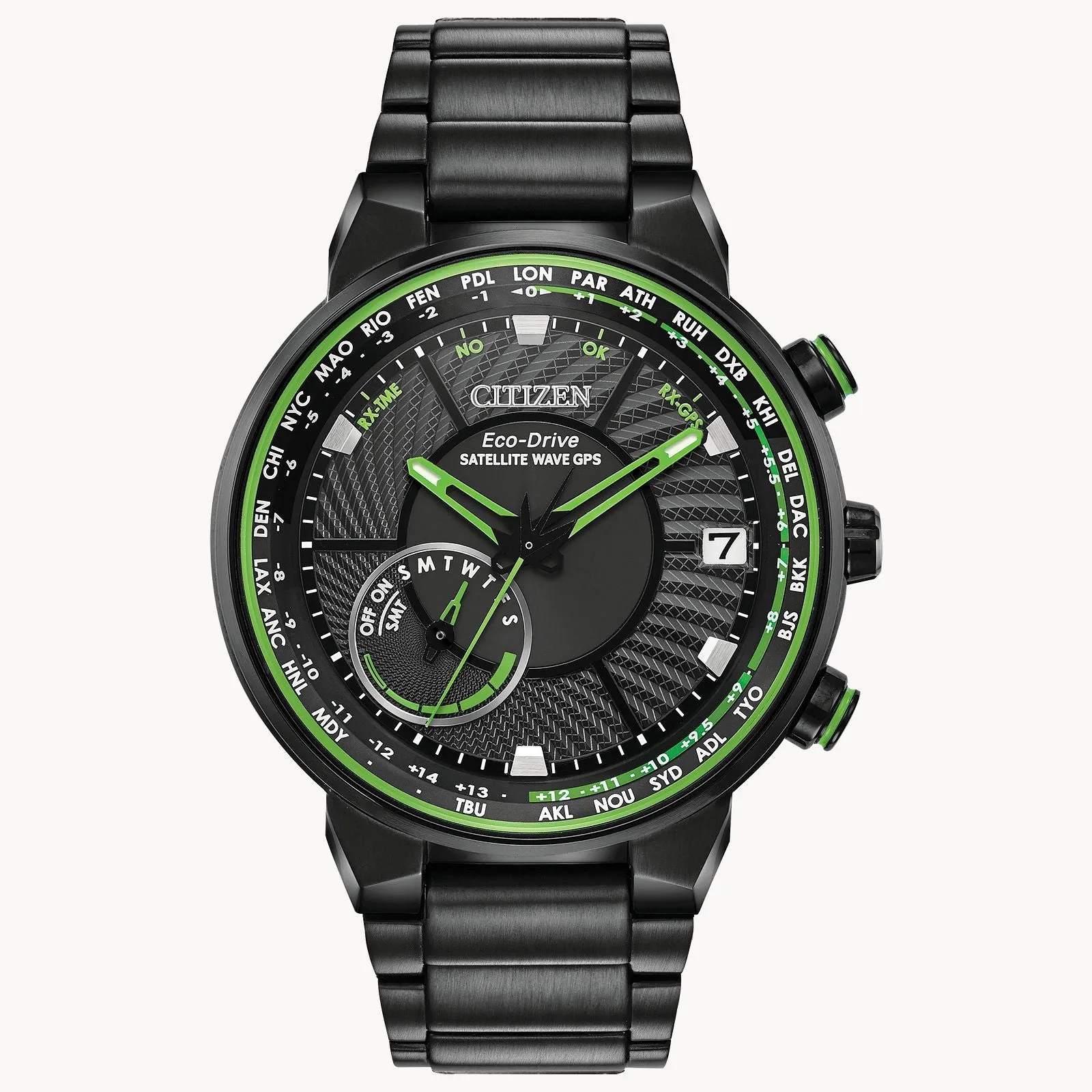 Satellite Wave GPS Freedom Citizen Watch CC3035-50E