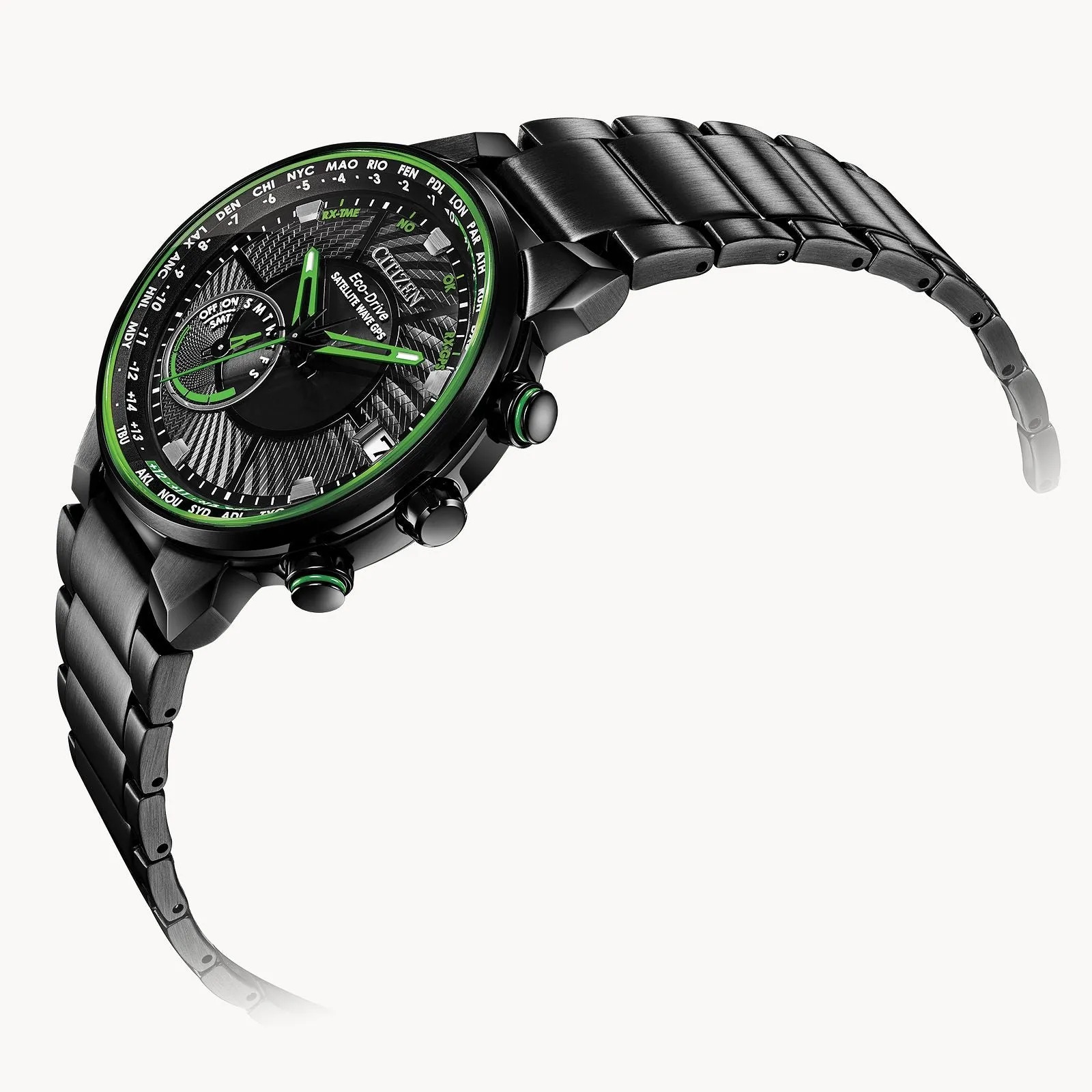 Satellite Wave GPS Freedom Citizen Watch CC3035-50E