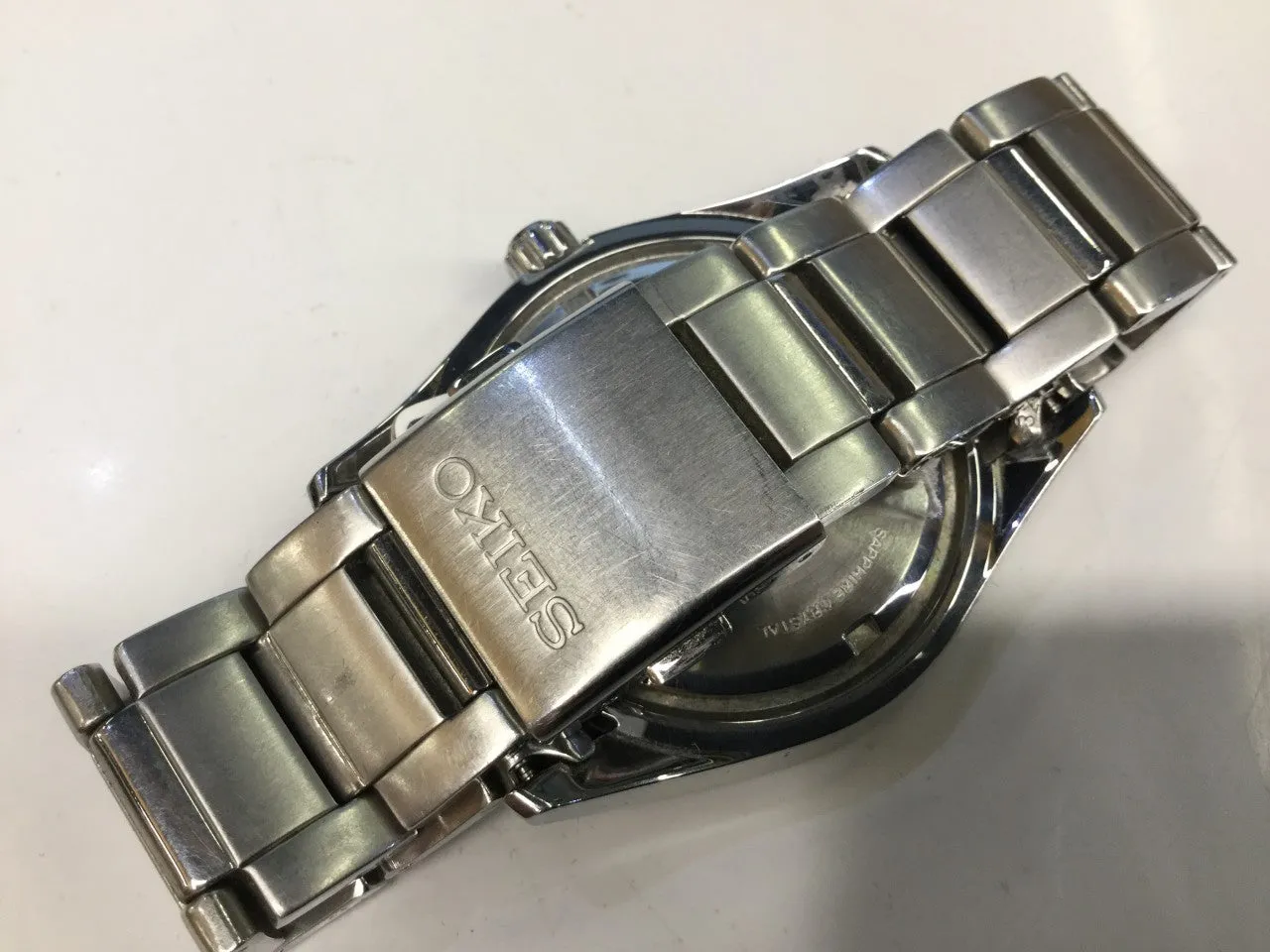 Seiko Criteria Solar Power Stainless Steel Men's Watch SNE193P1