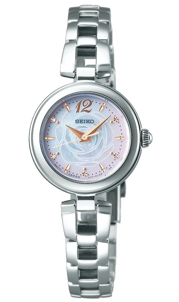 Seiko VIVACE Solar Power Stainless Steel Ladies Watch SWFA189J