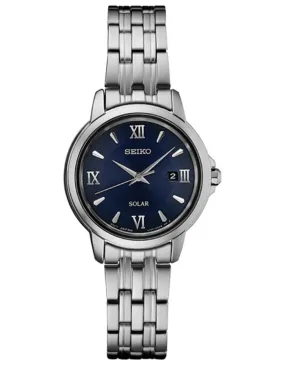 Seiko Womens Essential Watch - Stainless Steel - Blue Dial - Date - Bracelet