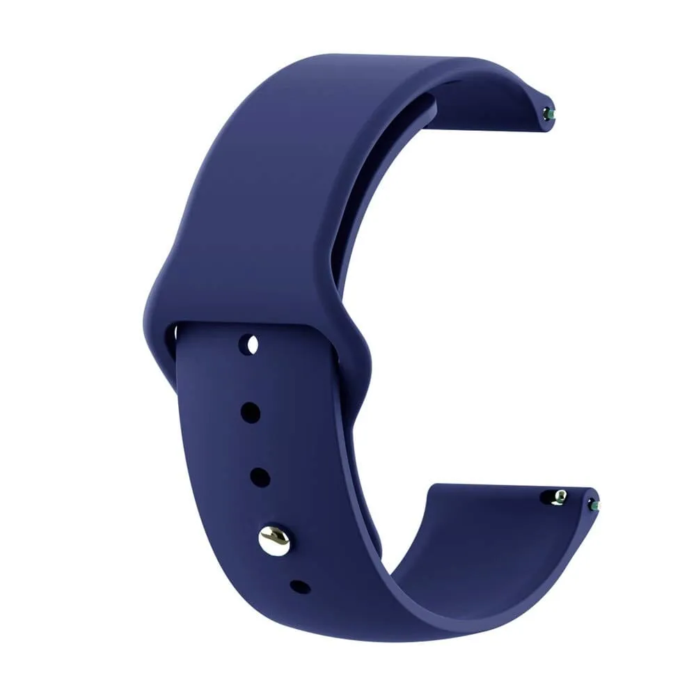 Silicone Button Style Watch Straps Compatible with Fitbit Charge 5