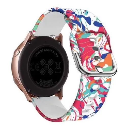 Silicone Pattern Watch Straps compatible with the Fitbit Versa 4