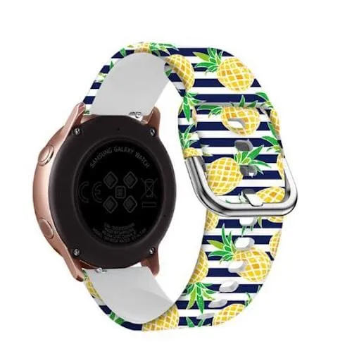 Silicone Pattern Watch Straps compatible with the Huawei Watch 4 Pro