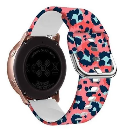 Silicone Pattern Watch Straps compatible with the Huawei Watch 4 Pro