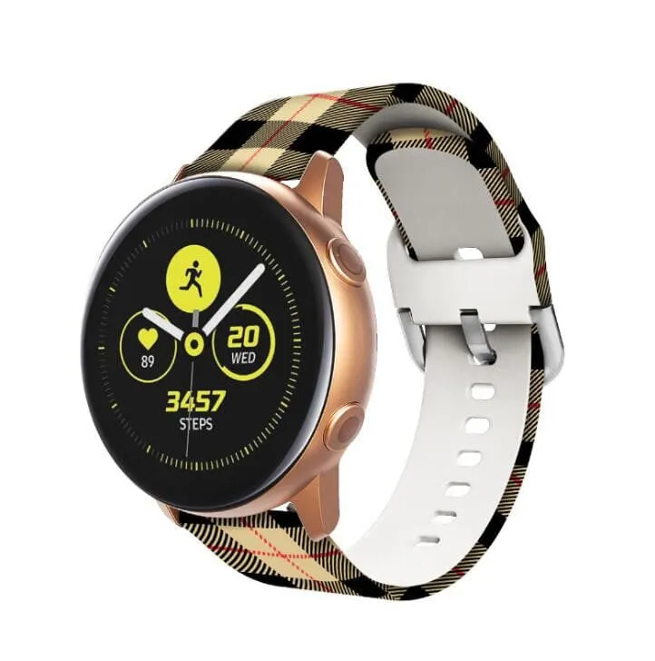 Silicone Pattern Watch Straps compatible with the Huawei Watch 4 Pro