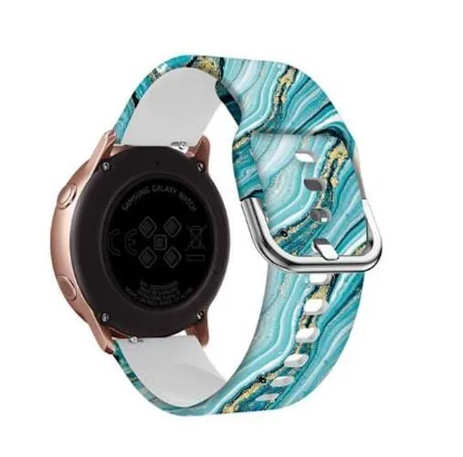 Silicone Pattern Watch Straps compatible with the Huawei Watch 4 Pro