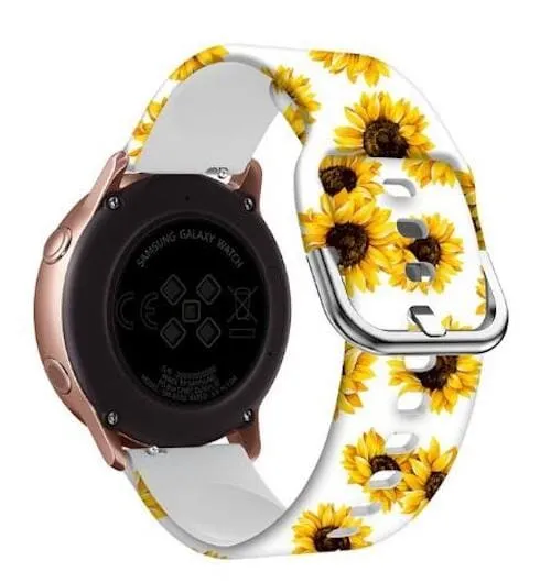 Silicone Pattern Watch Straps compatible with the Huawei Watch 4 Pro