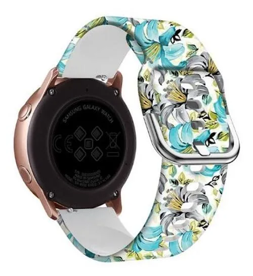 Silicone Pattern Watch Straps compatible with the Huawei Watch 4 Pro