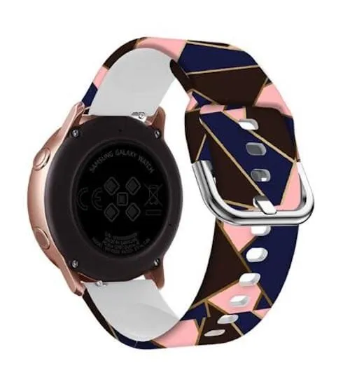 Silicone Pattern Watch Straps compatible with the Huawei Watch 4 Pro