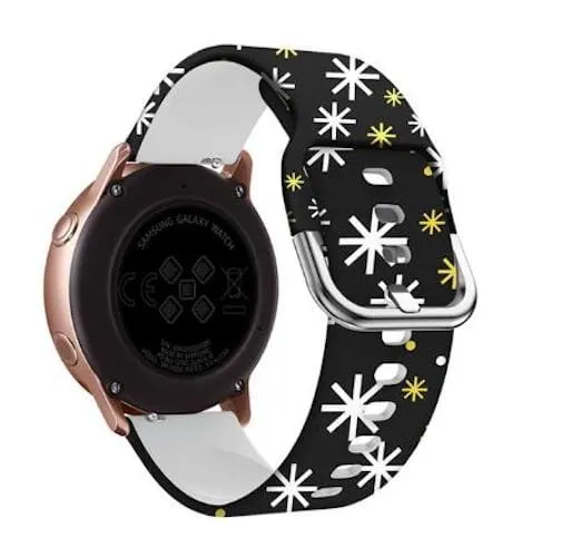 Silicone Pattern Watch Straps compatible with the Huawei Watch 4 Pro