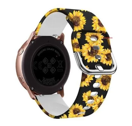 Silicone Pattern Watch Straps compatible with the Huawei Watch 4 Pro