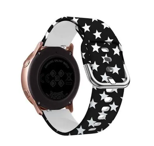 Silicone Pattern Watch Straps compatible with the Huawei Watch 4 Pro