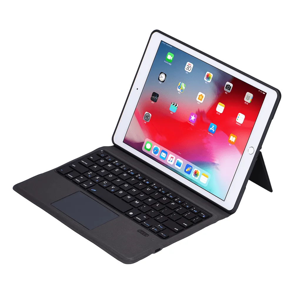 Slim iPad 9.7"/2018/2017/iPad Air 2 Bluetooth Keyboard With PU Leather Case