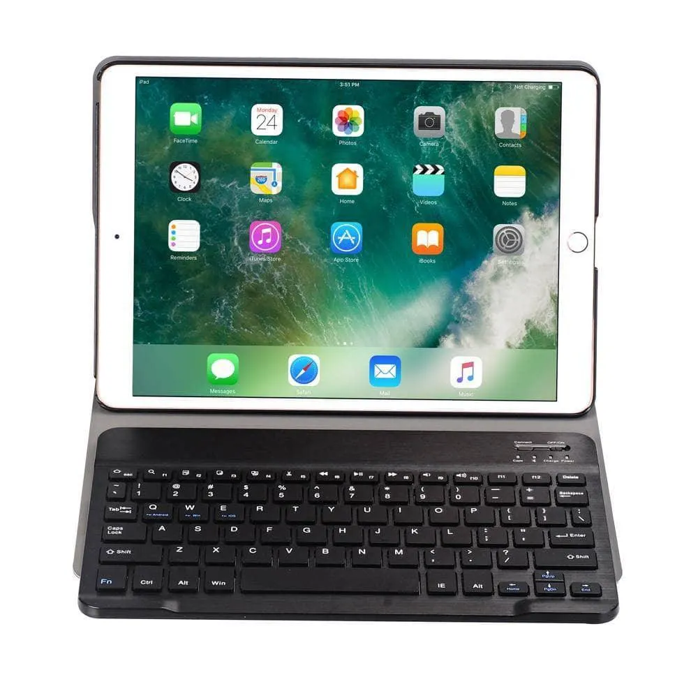 Slim Wireless Removable Bluetooth Keyboard Shell Case iPad Air 3 2019