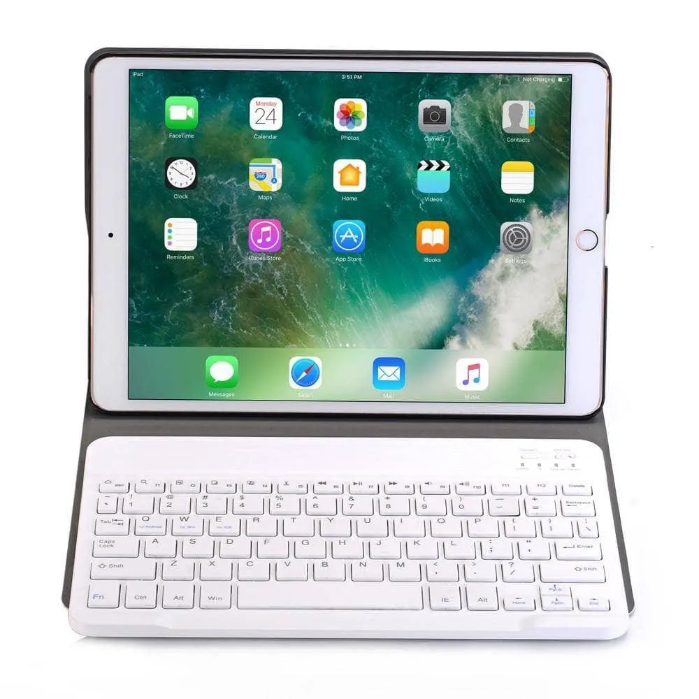 Slim Wireless Removable Bluetooth Keyboard Shell Case iPad Air 3 2019