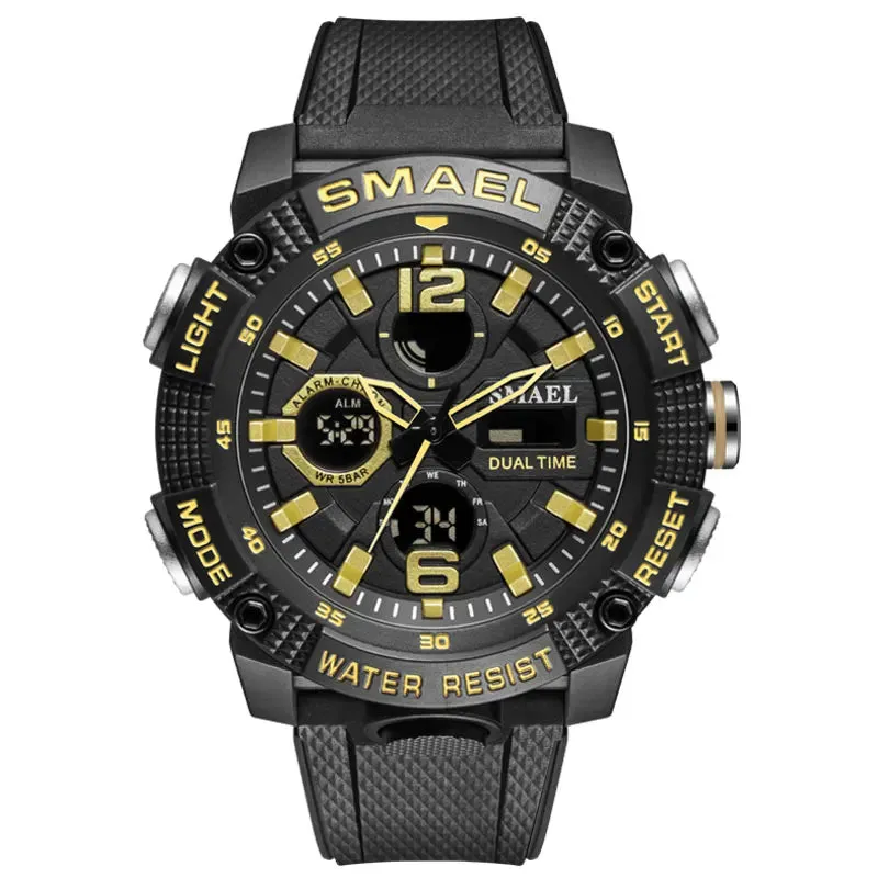 Sport Watches Waterproof 50M SMAEL Top Brand Luxury Watch Alarm Clock For Male Digital 8039 Men's Watch Wristwatch Military Army