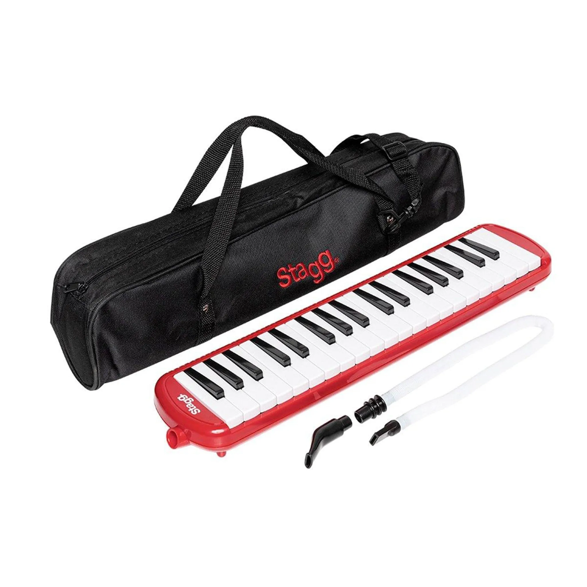 Stagg STAGMELOSTA37RD 37Key Melodica With Bag In Red