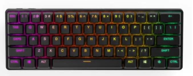 Steelseries Gaming Keyboard Apex Pro Mini, Rgb Led Light, Us, Black, Wired