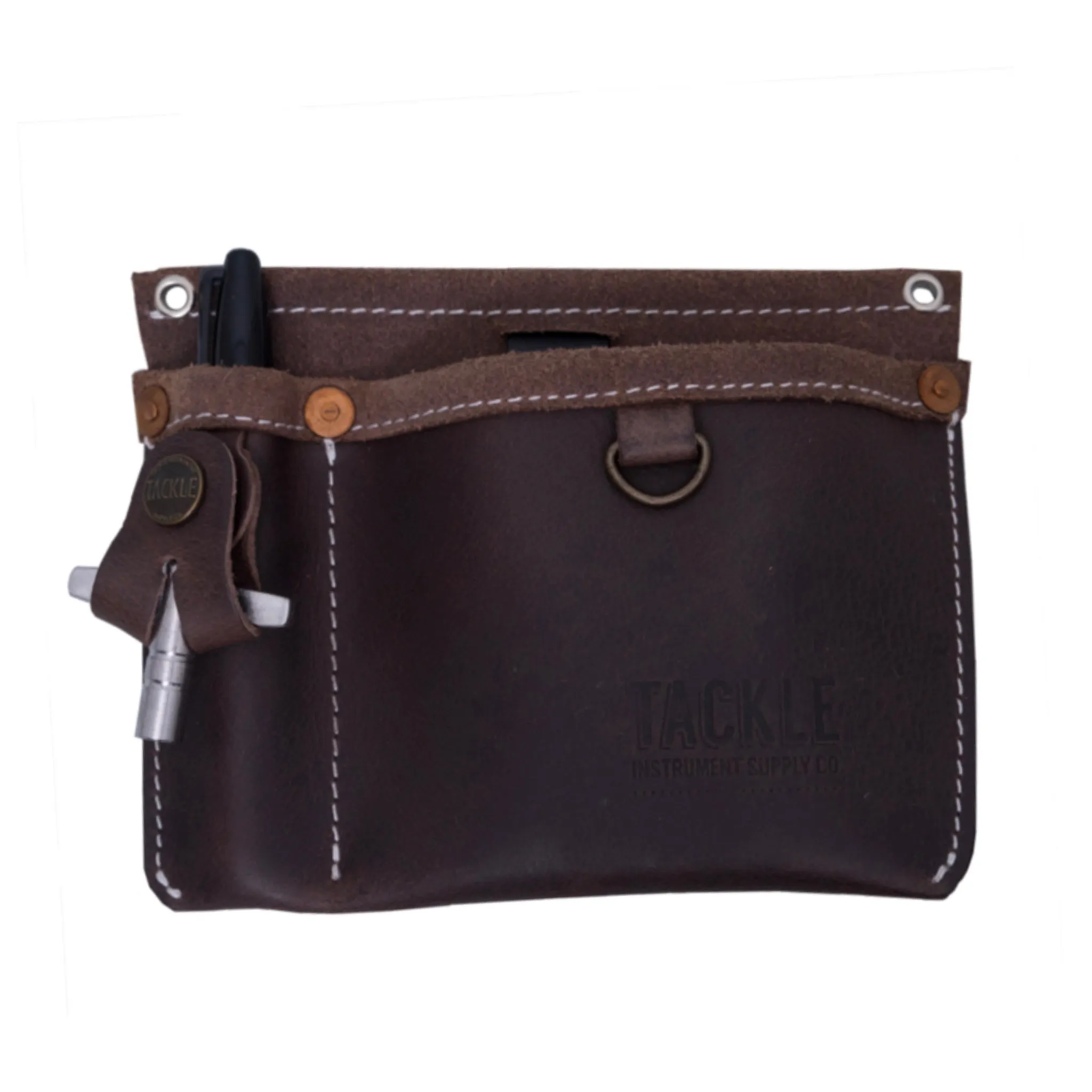 TACKLE Utility Gig Pouch LEATHER