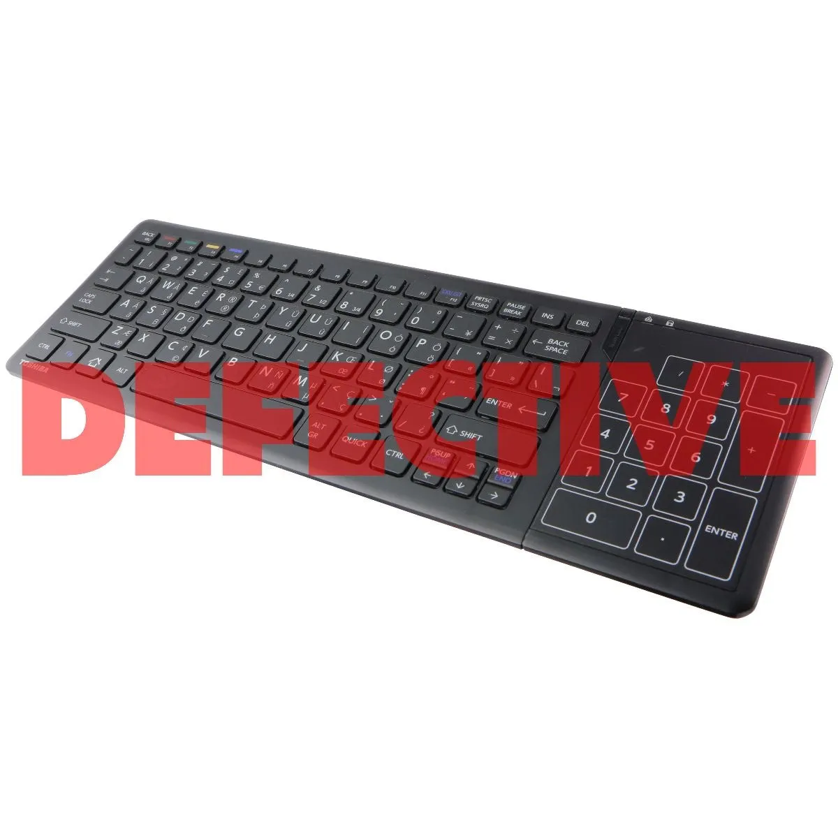 Toshiba Wireless Touchpad Keyboard - Black (U50G)