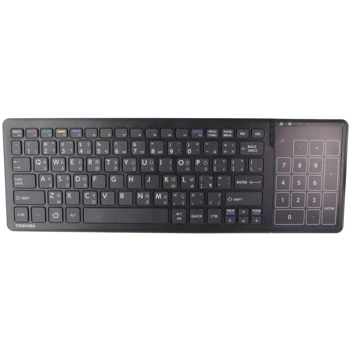 Toshiba Wireless Touchpad Keyboard - Black (U50G)