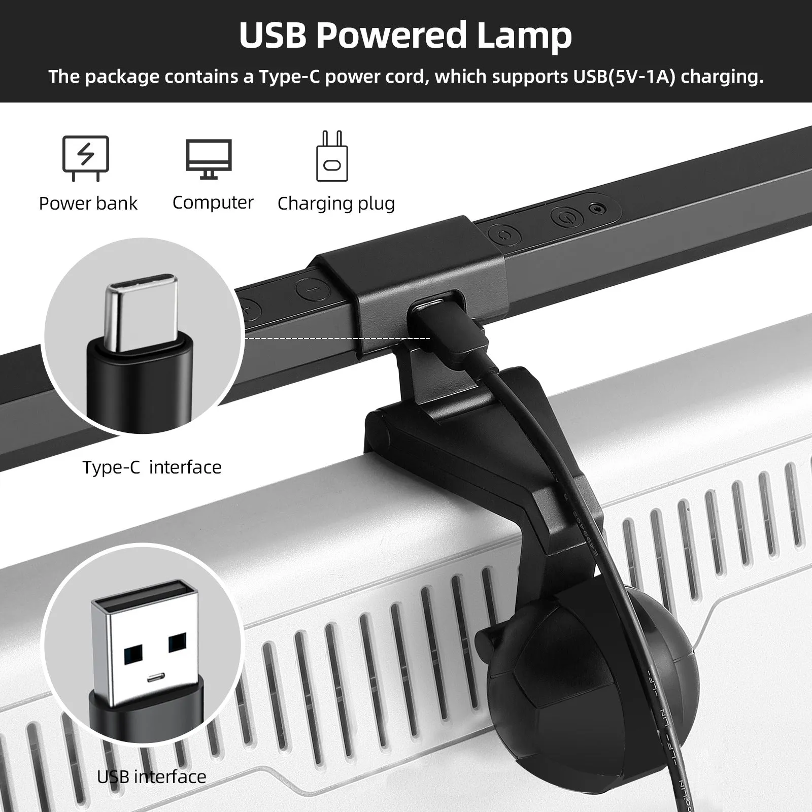 UCare - Monitor Light Bar LED Display Lamp Eye Care Touch Switch