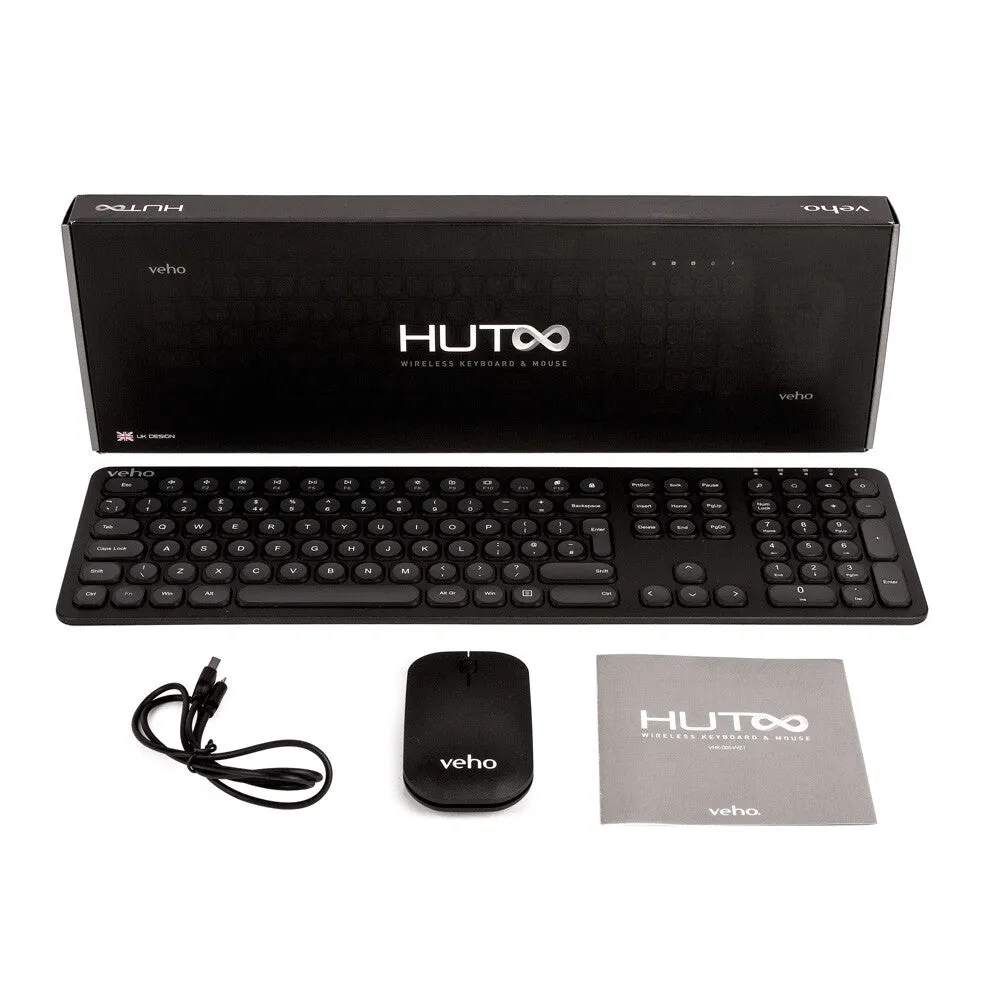 Veho HUT8 WZ-1 2.4ghz Slimline Wireless Keyboard & Mouse