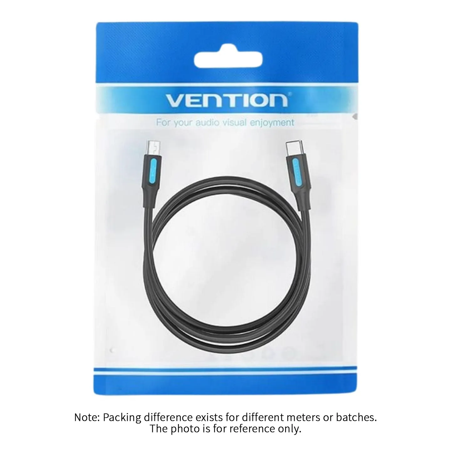 Vention USB 2.0 C Male to Micro-B Male 2A Data Cable with High Speed Interface for Camera, Computer, Smartphones, MP3 (Available in 1M, 1.5M) | COVBF, COVBG