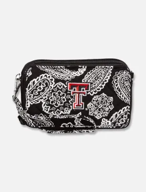 Vera Bradley Texas Tech Red Raiders All-In-One Paisley Crossbody Wallet