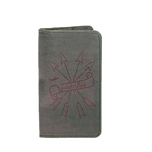 Wanderlust Green Phone Wallet