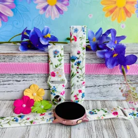 Wild Flowers Print Silicone Band For Samsung Watch