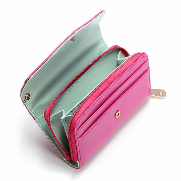 Women Long Wallets Multifunctional Envelope Purse Phone Case Card Holder