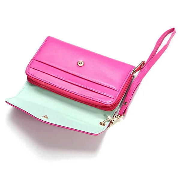 Women Long Wallets Multifunctional Envelope Purse Phone Case Card Holder