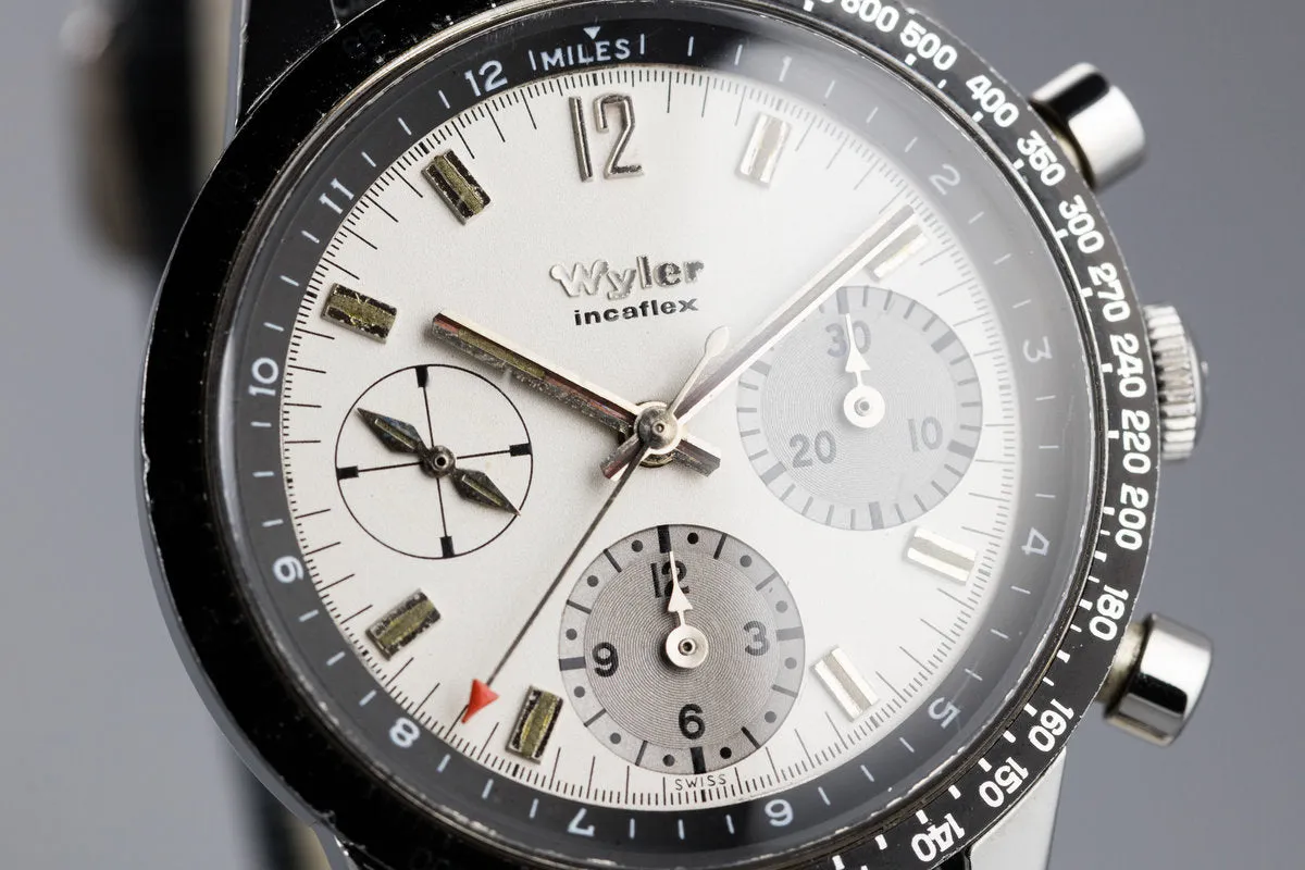 Wyler Incaflex 1502 White Dial