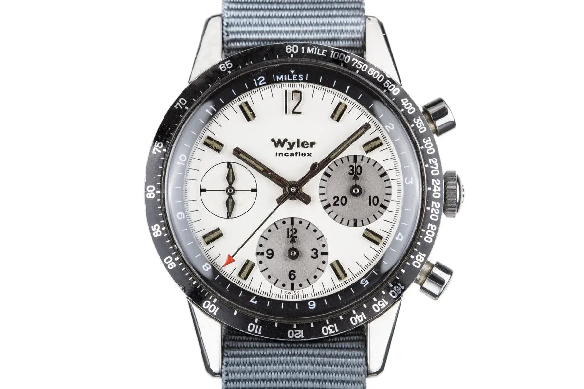 Wyler Incaflex 1502 White Dial