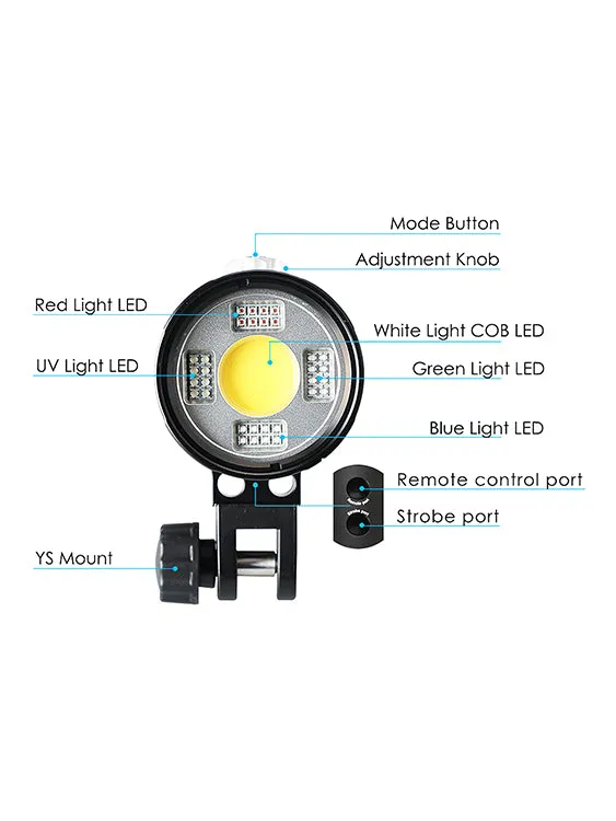 X-Adventurer M7000 WRGBU Video Light