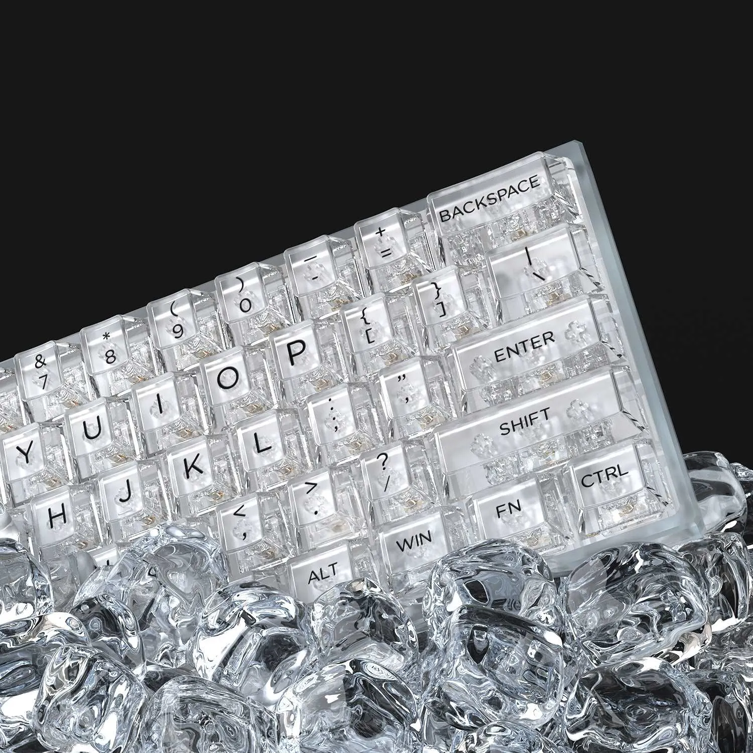 XVX Clear Translucent Cherry Profile Keycap Full Set (140-Key 2 Colors)