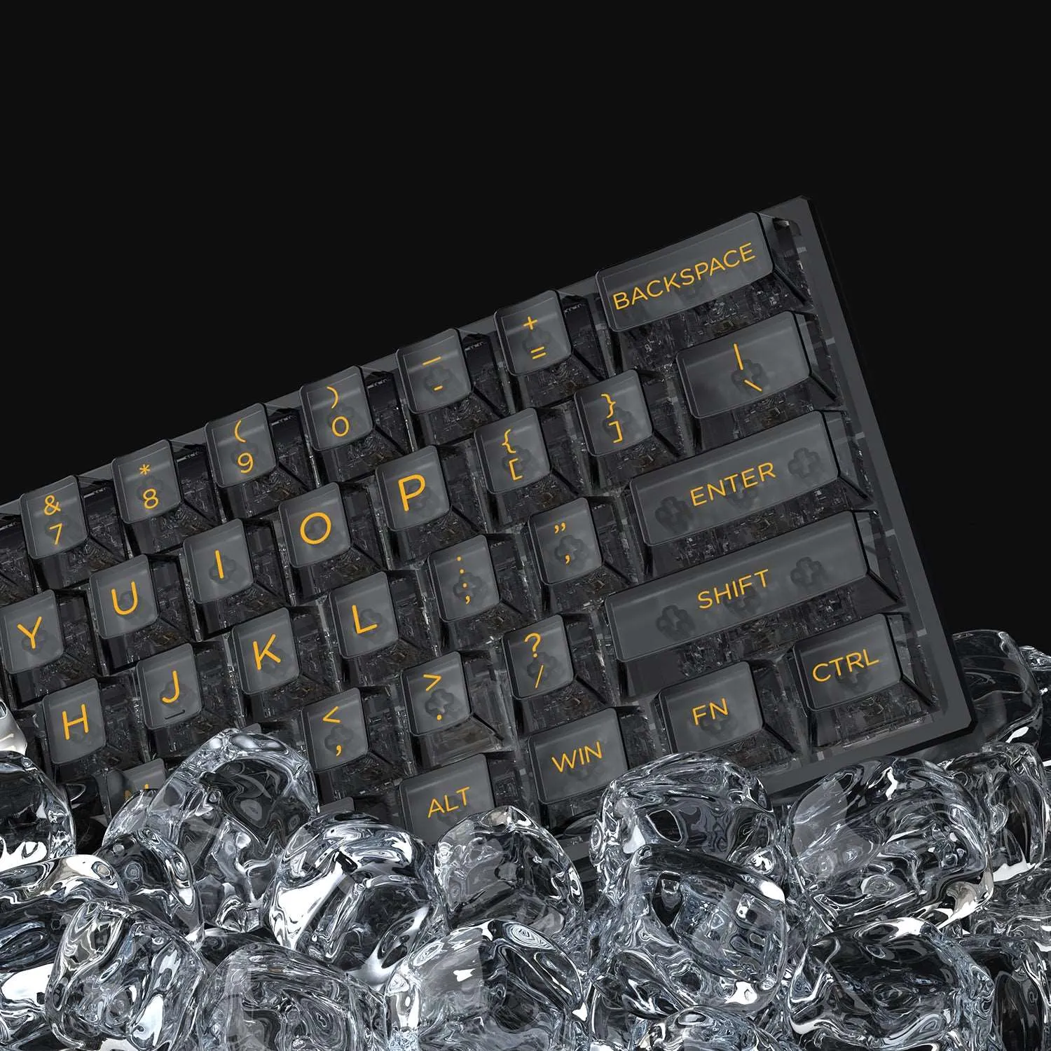 XVX Clear Translucent Cherry Profile Keycap Full Set (140-Key 2 Colors)