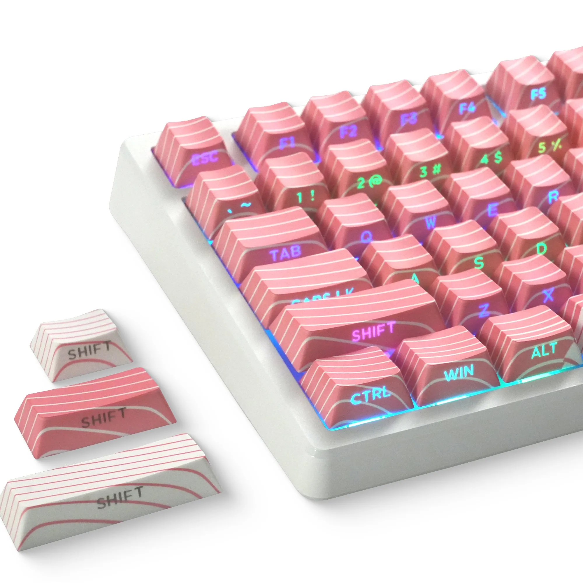 XVX FLUID Cherry Profile Side Print Dye-sub PBT Keycap Set (135-Key)