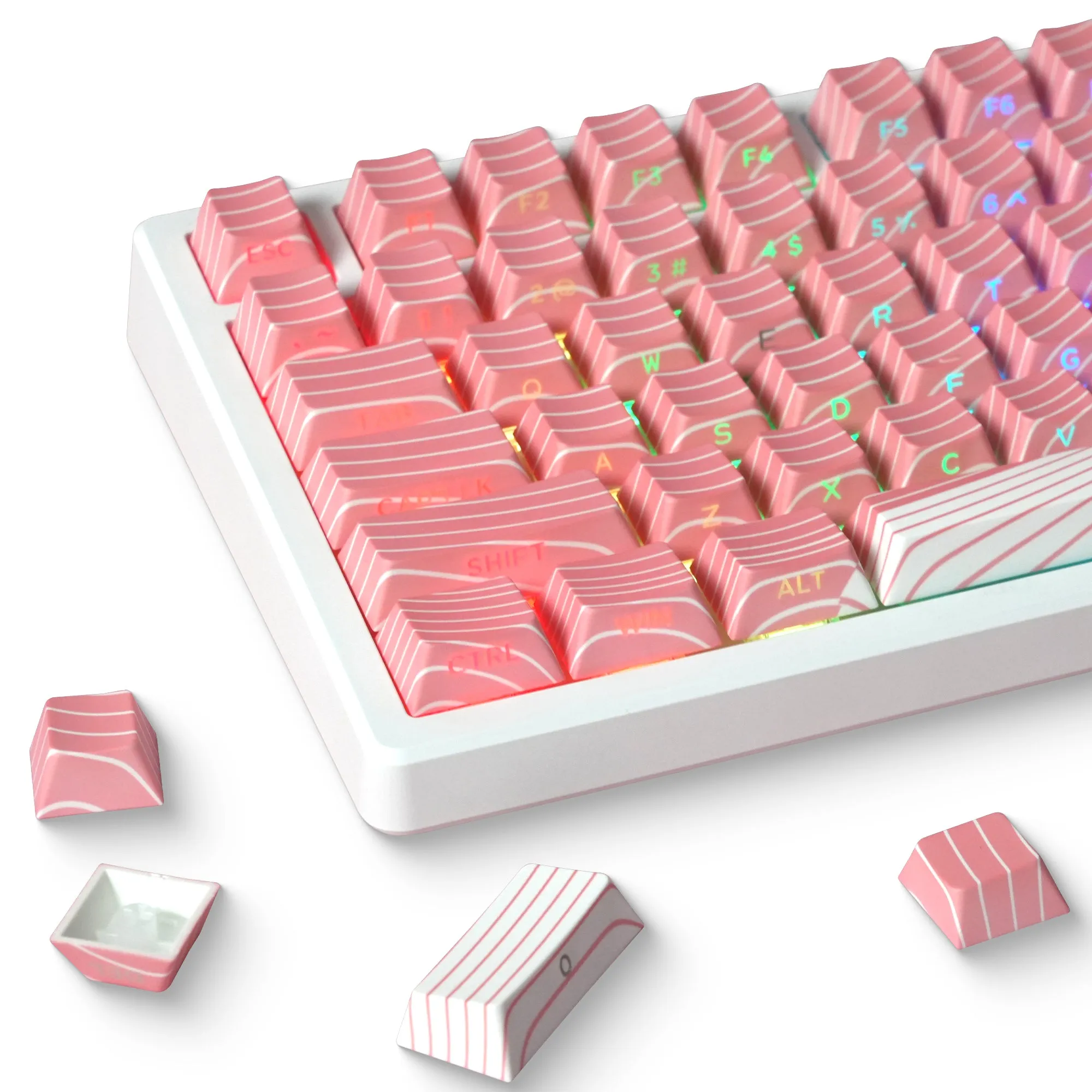 XVX FLUID Cherry Profile Side Print Dye-sub PBT Keycap Set (135-Key)