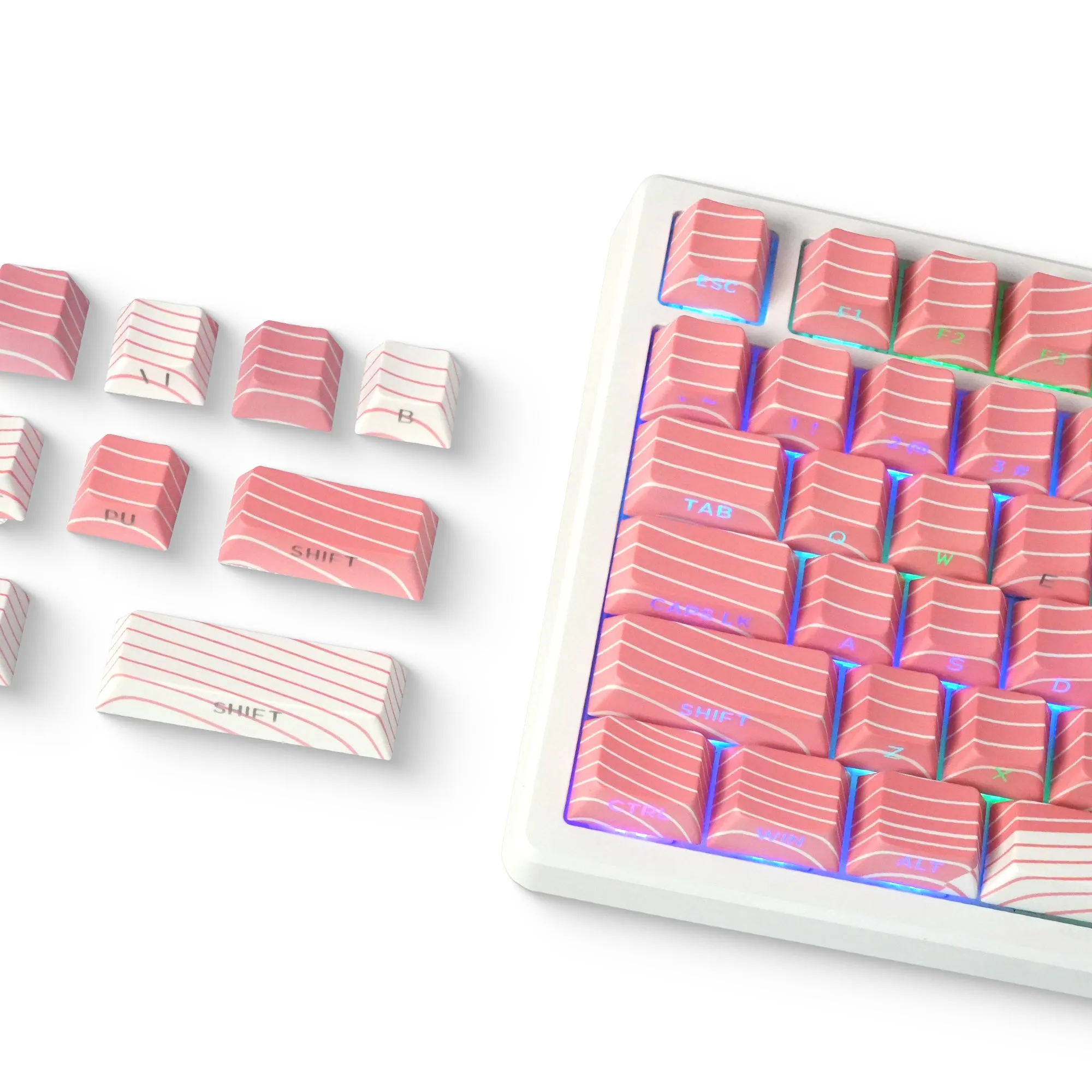 XVX FLUID Cherry Profile Side Print Dye-sub PBT Keycap Set (135-Key)