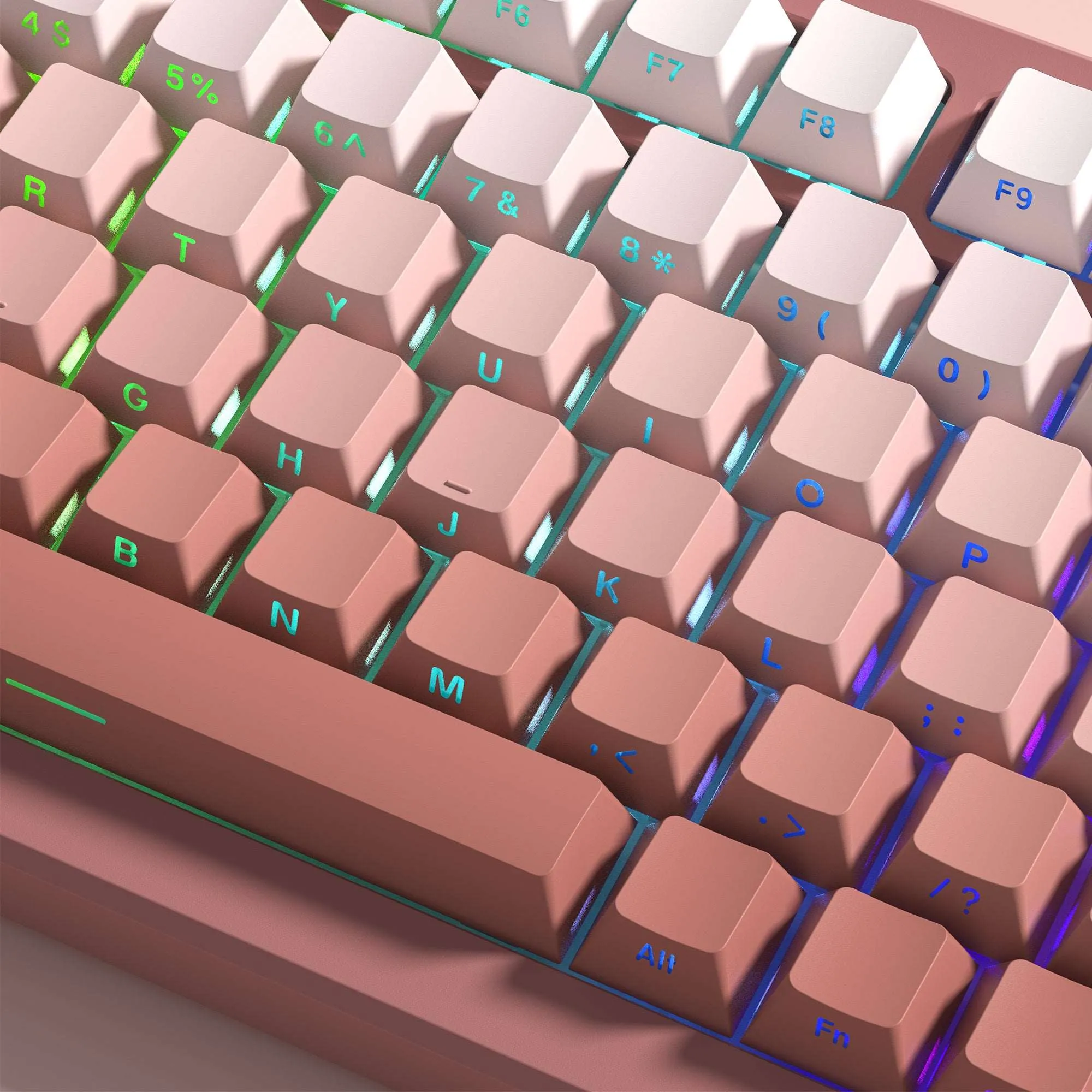 XVX Gradient Series 136-Key Side-Printed Cherry Profile Keycap (8 Colors)