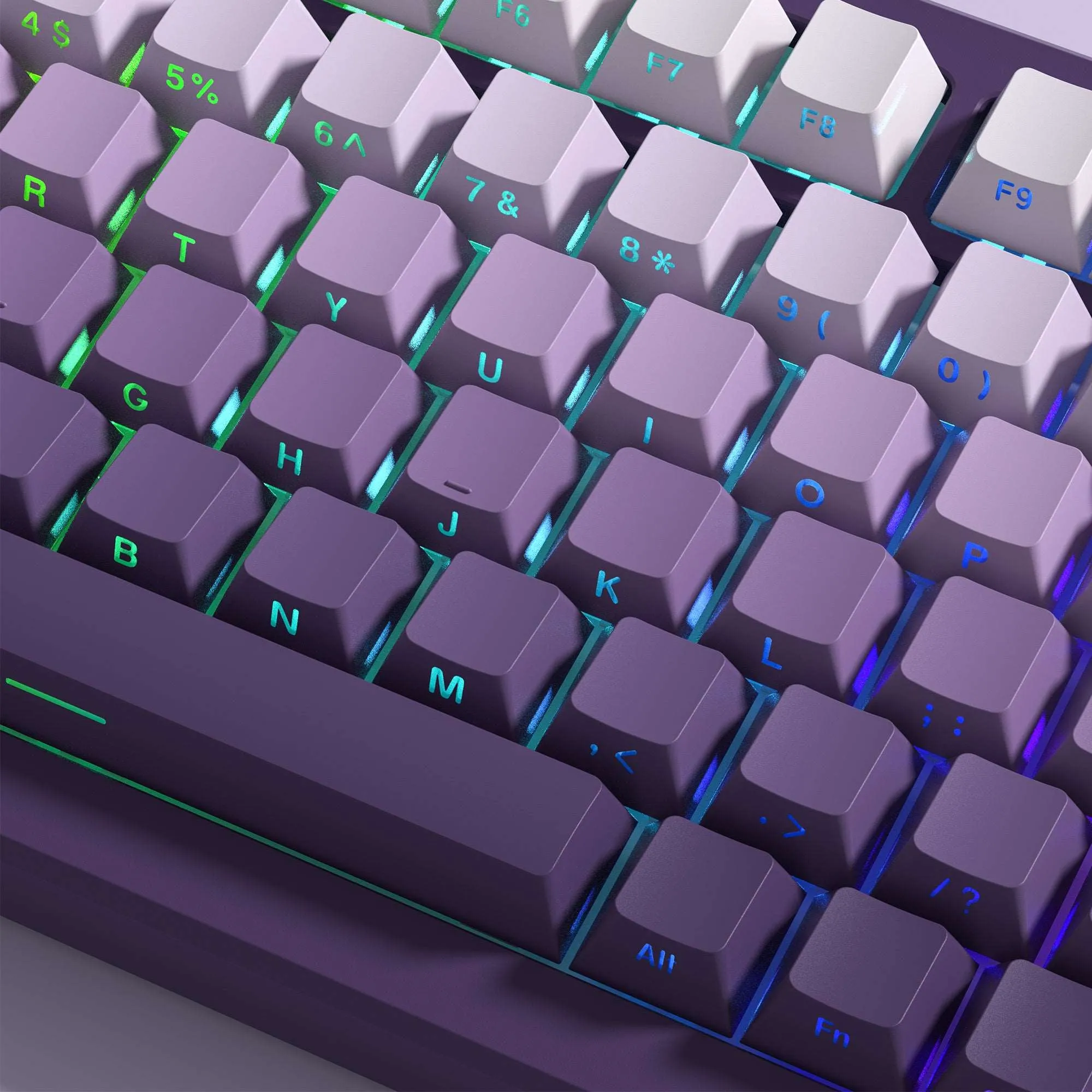 XVX Gradient Series 136-Key Side-Printed Cherry Profile Keycap (8 Colors)