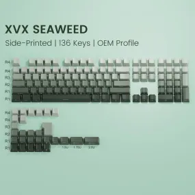 XVX Gradient Series 136-Key Side-Printed OEM Profile Keycap (7 Colors)